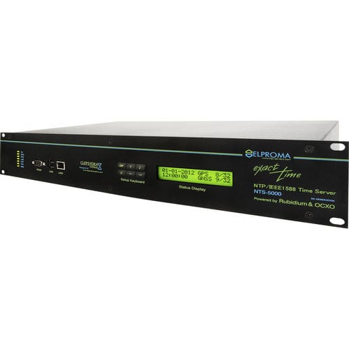 Сервер времени NTP - NTS-5000 - Elproma Elektronika Sp.z o.o. - PTP / IEEE1588 / SNMP