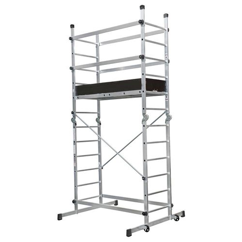 Фиксированный строительные леса - AOB7-206 - CAGSAN  LADDERS - для фасада / модульный