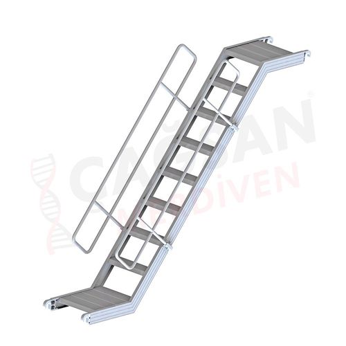 Выдвижная лестница из алюминия - Protube L  - CAGSAN  LADDERS - простая