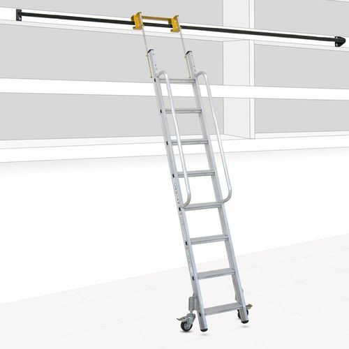 Выдвижная лестница из стали - RF08 - CAGSAN  LADDERS - простая / подвижная / раздвижная