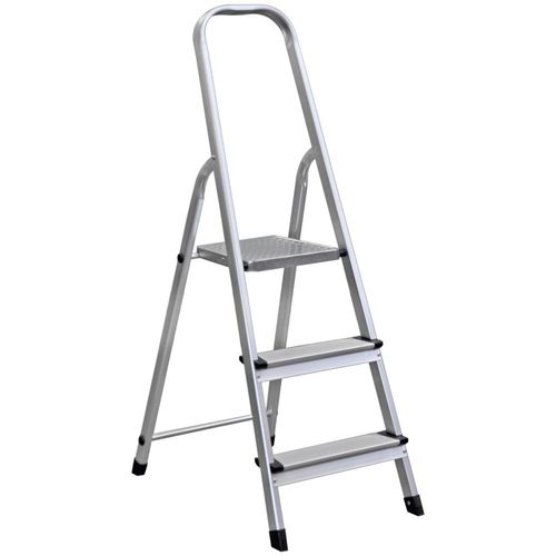 Стремянка из алюминия - BG  - CAGSAN  LADDERS - с клепаными ступенями