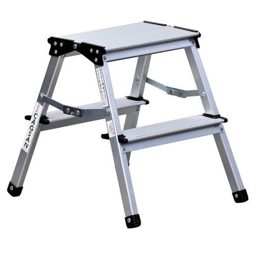 Стремянка из алюминия - OL  - CAGSAN  LADDERS - с клепаными ступенями