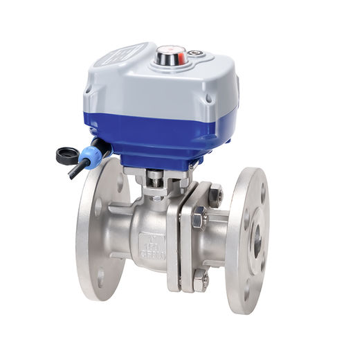 Клапан со сферическим золотником - Q941F-150R - Yongkang Yonlin Industry & Trade Co.,Ltd Yongkang Lianggong Valve Co., Ltd. - электрический / для контроля / с фланцем