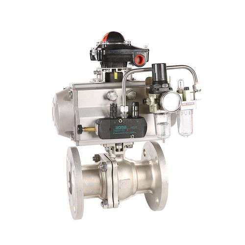 Клапан со сферическим золотником - Q641F-16P - Yongkang Yonlin Industry & Trade Co.,Ltd Yongkang Lianggong Valve Co., Ltd. - пневматический / для контроля / с фланцем