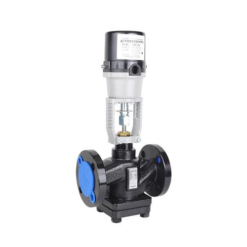 Клапан со сферическим золотником - T44H-10Q - Yongkang Yonlin Industry & Trade Co.,Ltd Yongkang Lianggong Valve Co., Ltd. - электрический / для контроля / с фланцем