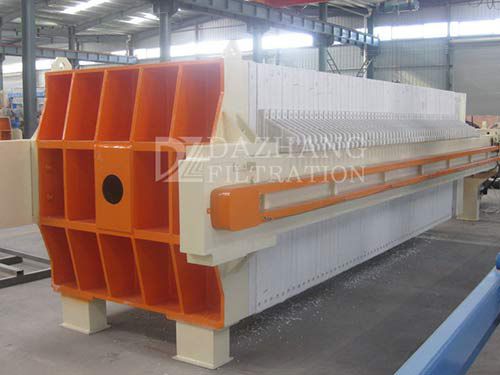 Фильтр-пресс с рамами - Dazhang Filtration Equipment Co.,Ltd - автоматический / контролируемый PLC / большого объема