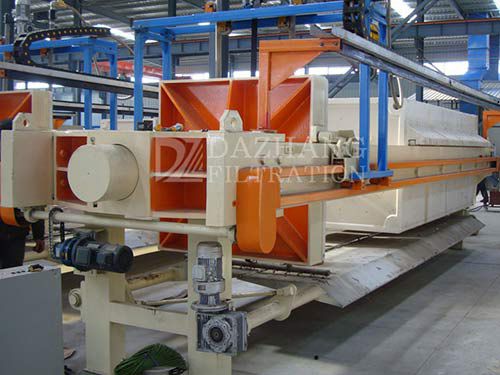 Фильтр-пресс с рамами - Dazhang Filtration Equipment Co.,Ltd - автоматический / контролируемый PLC / горизонтальный
