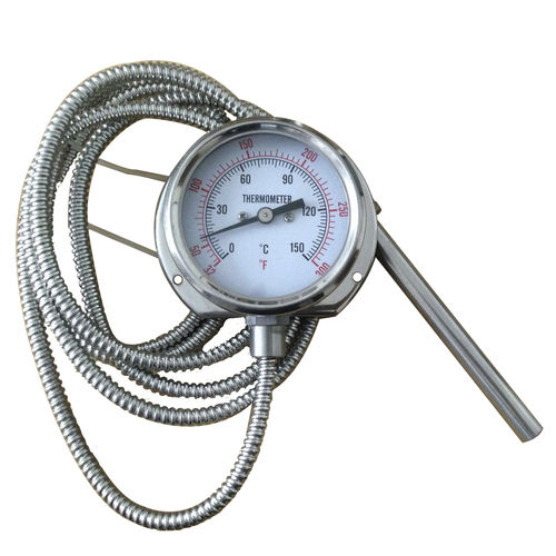 Термометр с капиллярным расширением газа - 221RF12122-1 - Shanghai QualityWell industrial CO.,LTD. - со шкалой / IP65 / со вставкой