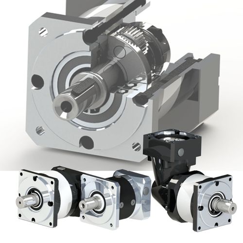 Планетарный редуктор - PF80 - Newstart Planetary Gear Boxes Co.,Ltd. - коаксиальный / со сплошным валом / 50-100 Nm