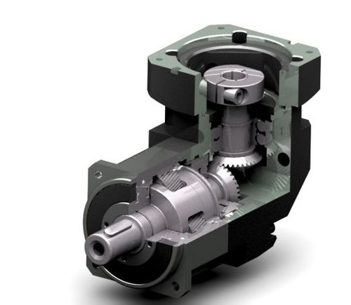 Ортогональный серворедуктор - ABR115 - Newstart Planetary Gear Boxes Co.,Ltd. - планетарный / с винтовой зубчатой передачей / со сплошным валом