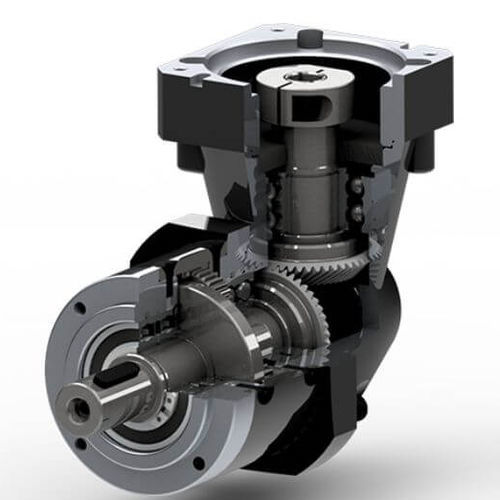 Ортогональный редуктор - WPL80 - Newstart Planetary Gear Boxes Co.,Ltd. - планетарный / со сплошным валом / с установкой на фланце