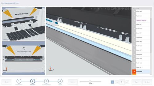 Программное обеспечение для программирования - ProfileCenter  - RAS Reinhardt Maschinenbau GmbH - моделирования / для сети / машины