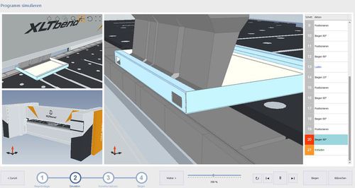 Программное обеспечение моделирования - XLTbend  - RAS Reinhardt Maschinenbau GmbH - для сети / машины / 3D