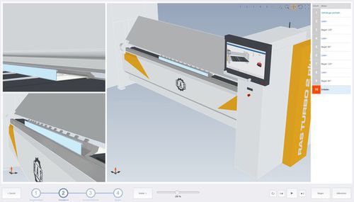 Программное обеспечение моделирования - TURBO2plus  - RAS Reinhardt Maschinenbau GmbH - для сети / машины / 3D
