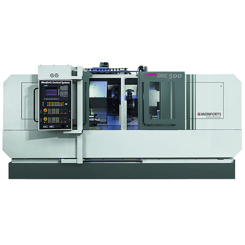Токарный станок ЧПУ - DNC 500 DuoTurn - Monforts Werkzeugmaschinen GmbH & Co. KG - горизонтальный / с наклонной станиной / гидростатический