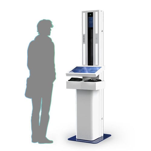 Терминал киоск - DERMALOG Identification Systems GmbH - сенсорный / самообслуживание / для контроля