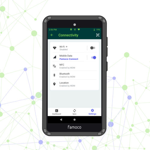 Программное обеспечение передачи данных - Famoco Connect - FAMOCO - для подключения / для сети / Android