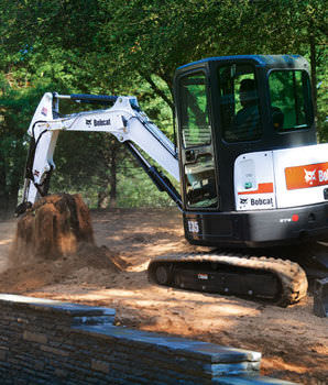 Ковш для гидравлического экскаватора - BOBCAT - наклонный