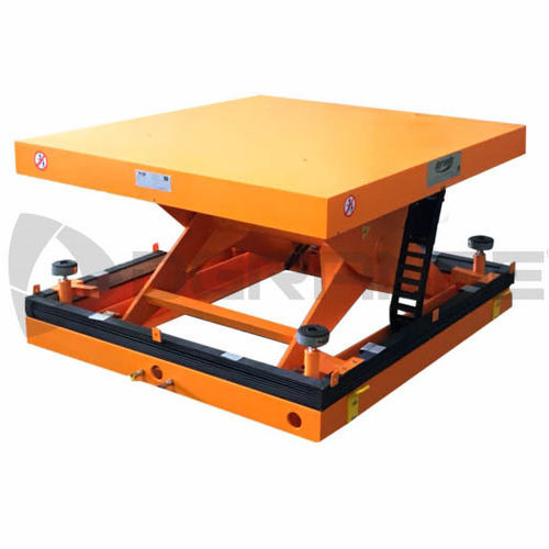 Ножничный подъемный стол - DGRANDE MACHINES MANUFACTURER - гидравлический / стационарный / сверхплоский