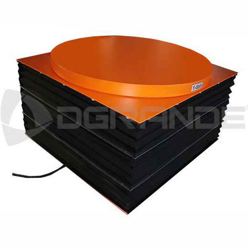 Сильфонный подъемный стол - DGRANDE MACHINES MANUFACTURER - гидравлический / стационарный / с вращающейся основой