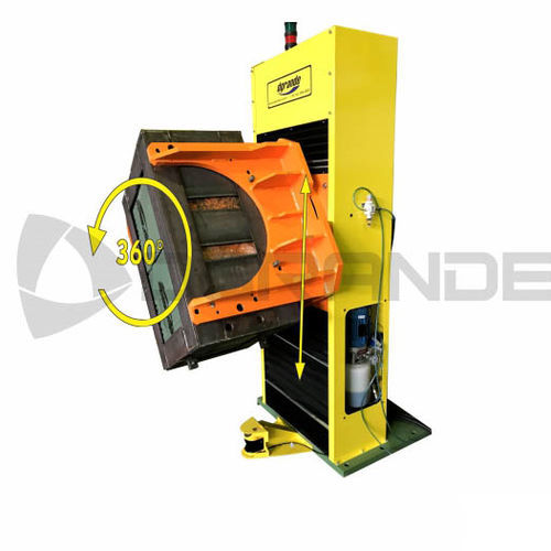 Гидравлический сварочный позиционер - DGRANDE MACHINES MANUFACTURER - поворотный / 1 ось / с поднимающим устройством