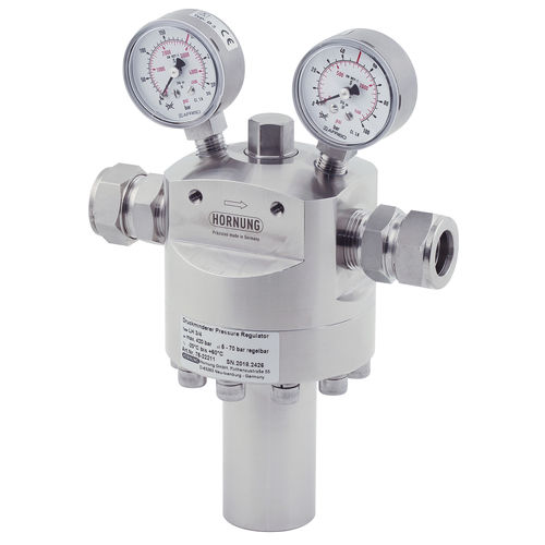 Регулятор давления для газа - LH 1/2 - Hornung GmbH - на пружине / с заслонкой / одноуровневый