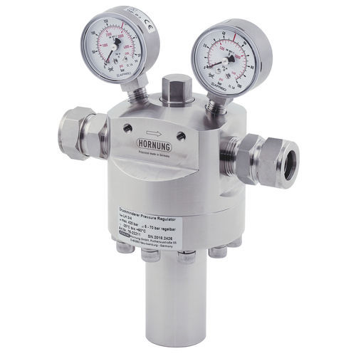 Редуктор для газов - L 1/2 - Hornung GmbH - на пружине / одноуровневый / из латуни
