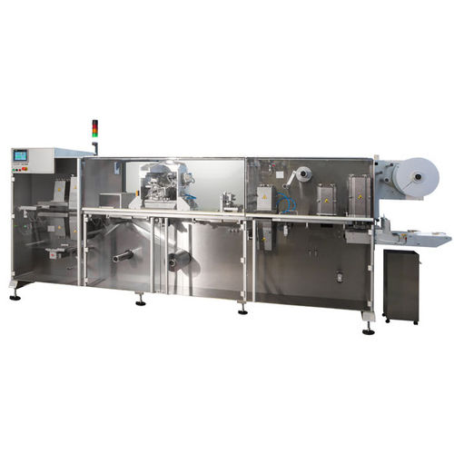 Упаковочная машина под блистером - MB965 - Monolab Srl - контролируемая PLC / для прессованных материалов / для жидкостей