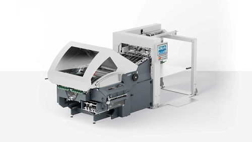 Машина для складывания бумаги с ножами - K8 - MBO-folder - с перекрестным сгибом / A0 / с делительным столом