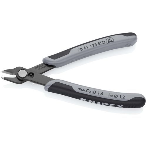 Режущий кусачки - 78 61 125 ESD - KNIPEX - для проводов / для электроники / из стали