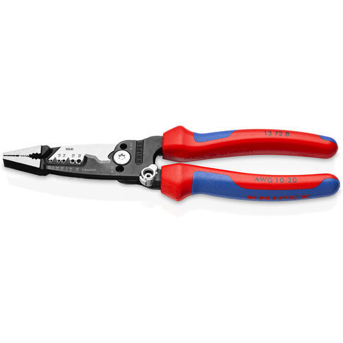 Режущий кусачки для снятия изоляции - 13 72 8 - KNIPEX - для кабеля / из стали