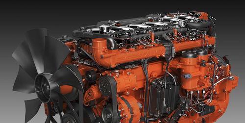 Дизельный двигатель - DC13 084A - SCANIA Industrial & Marine Engines - 6 цилиндров / турбо / прямой впрыск