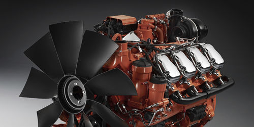 Дизельный двигатель - DC16 076A - SCANIA Industrial & Marine Engines - 8 цилиндров / турбо / для строительства
