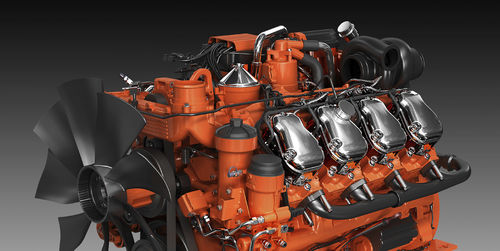 Дизельный двигатель - DC16 084A - SCANIA Industrial & Marine Engines - 8 цилиндров / турбо / прямой впрыск