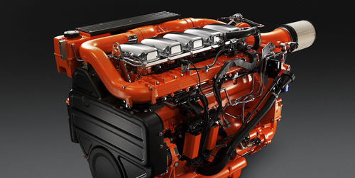 Дизельный двигатель - DI09 074M - SCANIA Industrial & Marine Engines - 5 цилиндров / турбо / линейный