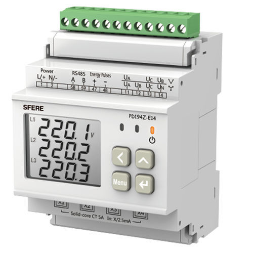 Многоконтурный прибор для измерения мощности - PD194Z-E14 AC - Jiangsu Sfere Electric Co.,Ltd. - мультиметр / трехфазовый / на DIN-рейке