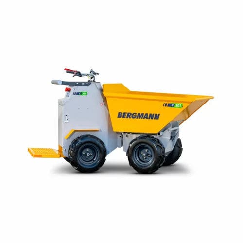Мини-опрокидыватель на колесах - C301 series - bergmann-dumper - электрический / на аккумуляторе / с фронтальной загрузкой
