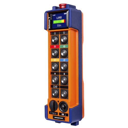 Пульт радиоуправления - micron 7 - HBC-radiomatic - с кнопками / промышленный / для подъемного крана