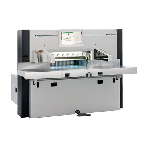 Высокоточная машина для резки бумаги с цифровым индикатором - 78 PREMIUM Line - perfecta - высокоскоростная / полуразмер / автоматическая