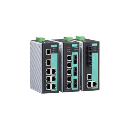 Управляемый коммутатор Ethernet - EDS-405A/EDS-408A series - Moxa Europe - 8 портов / на DIN-рейке / промышленный