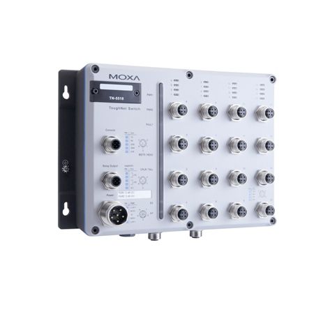Управляемый коммутатор Ethernet - TN-5518 series - Moxa Europe - 12 портов / беспроводной / гигабит