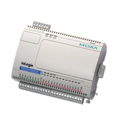 Аналоговый модуль входа/выхода - ioLogik E2242 - Moxa Europe - Modbus