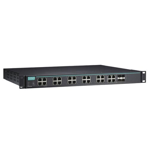 Управляемый коммутатор Ethernet - IKS-G6524 series - Moxa Europe - 24 порта / для монтажа в стойку / SFP+