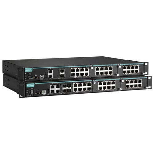 Управляемый коммутатор Ethernet - IKS-6726A/IKS-6728A Series - Moxa Europe - 24 порта / гигабит / для монтажа в стойку