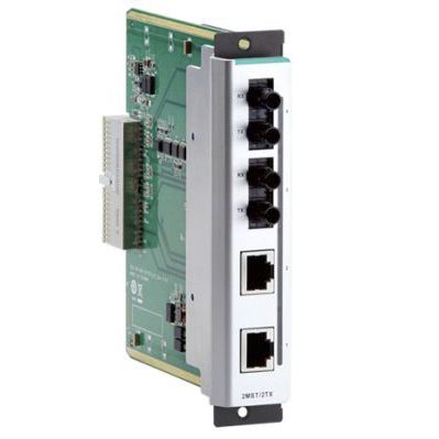 Управляемый коммутатор Ethernet - CM-600 series - Moxa Europe - 4 порта / оптического волокна / модульный