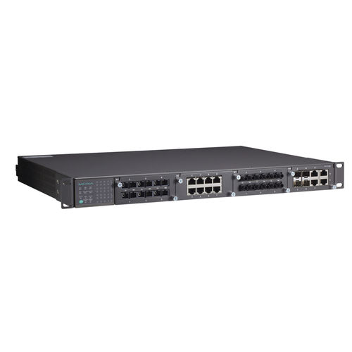 Управляемый коммутатор Ethernet - PT-7728-PTP series - Moxa Europe - 64 порта / ультрапрочный