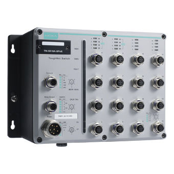 Управляемый коммутатор Ethernet - TN-5516-8PoE series - Moxa Europe - 12 портов / беспроводной / PoE
