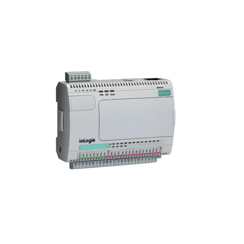 Цифровой модуль входа/выхода - ioLogik E2214 - Moxa Europe - Ethernet / для сети