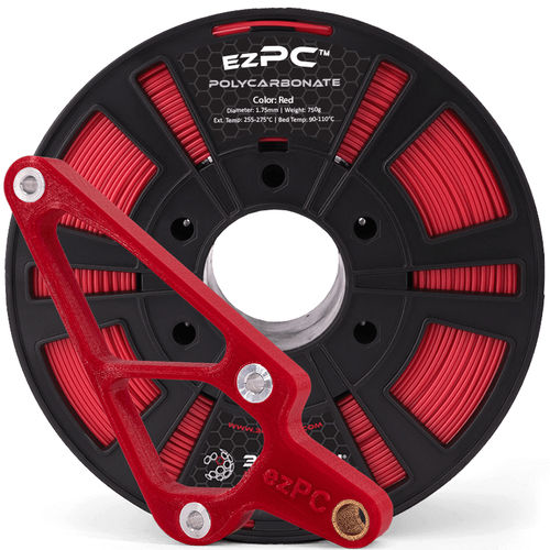 Филамент PC для принтера 3D - EZPC - 3DXtech - 1,75 mm / черный / серый