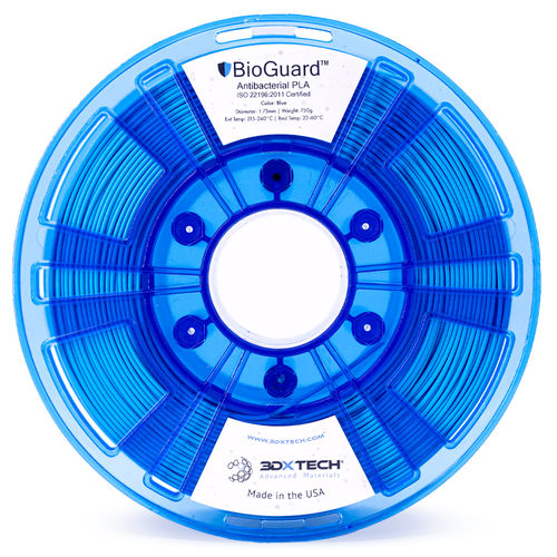 Филамент PLA для принтера 3D - BioGuard™  - 3DXtech - 1,75 mm / 2,85 mm / черный